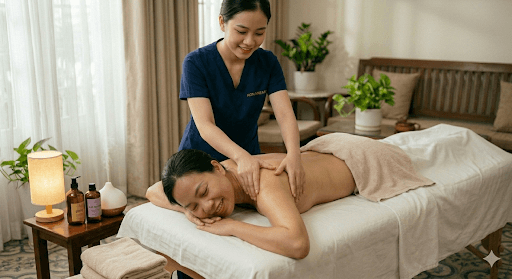 Dịch vụ massage Aroma tinh dầu tại nhà thư giãn tinh thần và nuôi dưỡng làn da