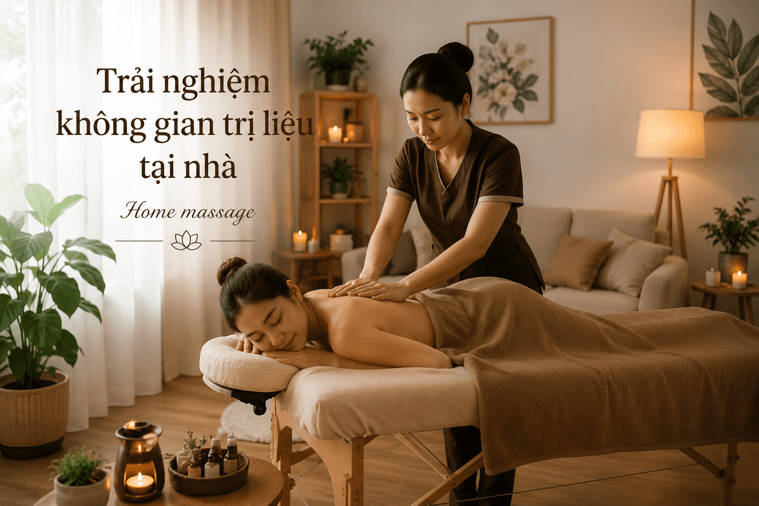 Trải nghiệm không gian trị liệu tại nhà